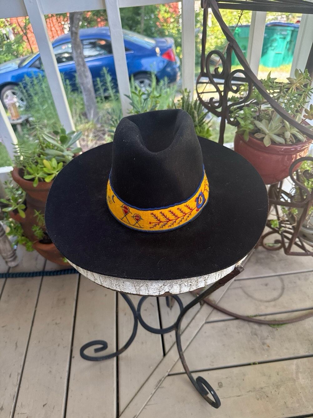 Vintage Knott’s Berry Farm Ghost Town Hat Body Bros. California Embroidered Band